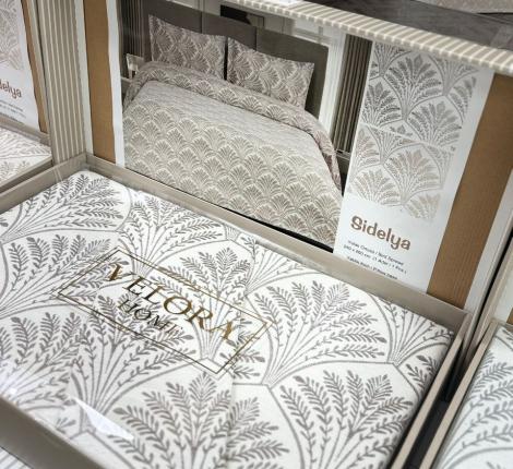 Покрывало Velora Home "SIDELYA" 240х260, коричневый