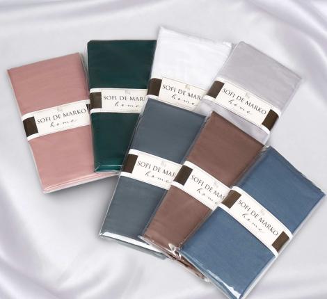 Наволочка "Sofi de Marko" Мармис (сапфир) Сатин, 70х70