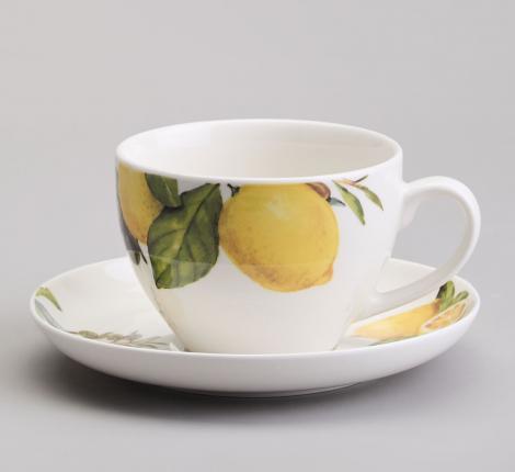 Чайный набор  "ЛЕМОН ТРИ" на 6 персон, 12 предметов (250 мл)