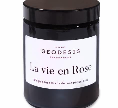Свеча ароматическая "Geodesis" La vie en Rose, 150 грамм