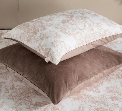 Постельное белье с одеялом "Kazanov.A." Жадор (капучино молоко) Велюр/Сатин, Евро