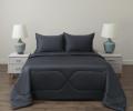 Постельное белье с одеялом "Sofi de Marko" Эльмира (антрацит) Сатин, 1,5 спальный