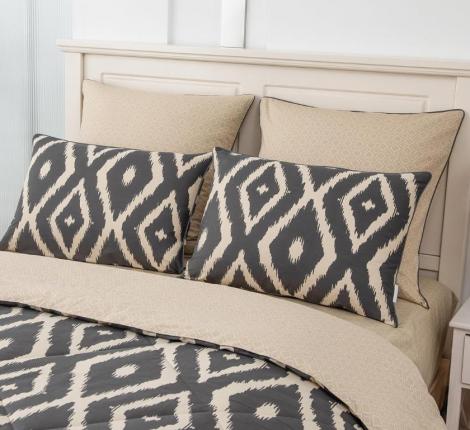 Постельное белье с одеялом "Sofi de Marko" Ришелье №47 Сатин, 1,5 спальный