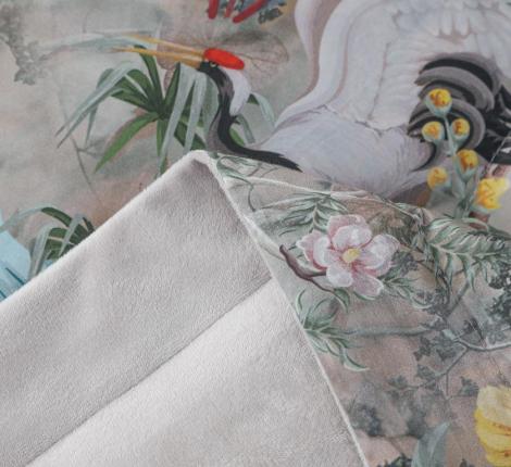 Постельное белье с одеялом "Sofi de Marko" Ренато №24 Велюр/Сатин, Евро