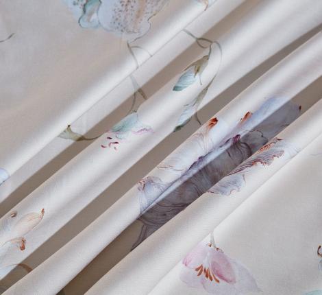 Постельное белье "Asabella" 2262-4S Мако-Сатин, 1,5 спальный