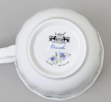 Кружка заварочная "ВАСИЛЬКИ" с крышкой и ситом, 350 мл