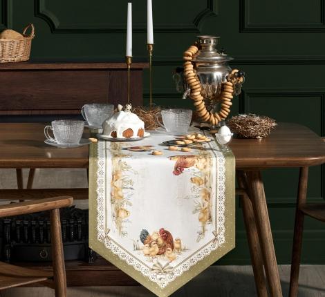 Дорожка с пропиткой "ЗОЛОТАЯ КУРОЧКА", 45х145 см