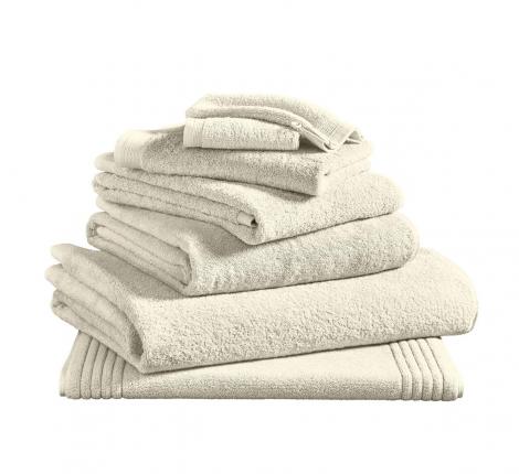 Полотенце махровое "Blanc des Vosges" UNI IVOIRE (слоновая кость), 30х50-2шт.