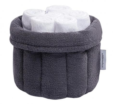 Набор махровых полотенец "Sofi de Marko" Donna (антрацит), 30х30-6шт.