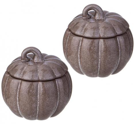 Набор горшочков для запекания с крышкой 2 шт. "ТЫКВА" 490-473, 250 мл