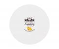 Тарелка закусочная "SUNDAY" 85-2098, диаметр 20,5 см