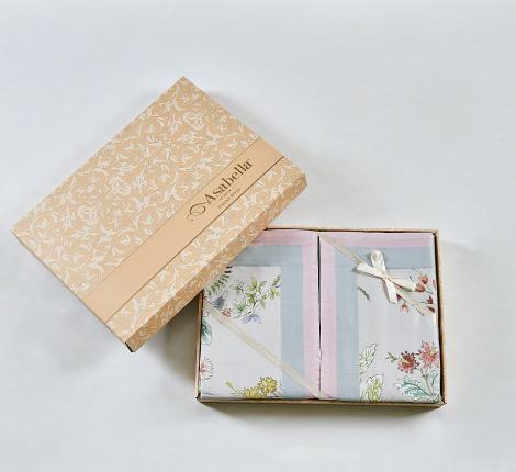 Постельное белье "Asabella" 2361-6 Фланель, Евро