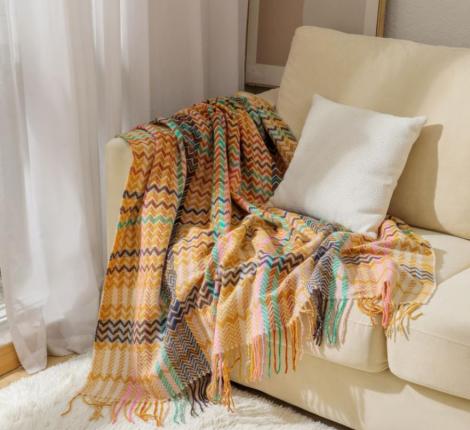 Плед вязаный PA-18, 130х170