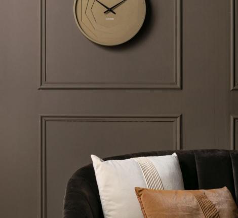 Часы настенные Karlsson "LAYERED ORIGAMI" (зелёный), 30х30х4,5 см