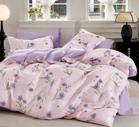 Постельное белье "АльВиТек" CA-1-748 Сатин, 1,5 спальный