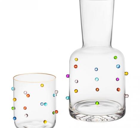 Графин с крышкой-стаканом  "COLORS" 685-143, 750/290 мл