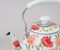 Чайник  "БЕЛЫЕ МАКИ", 1,5 л