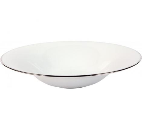Тарелка для супа "EPURE PLATINE" диаметр 21 см, лиможский фарфор