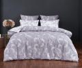 Постельное белье с одеялом "Kazanov.A." Дакота (лаванда графит жемчуг) Сатин, Евро
