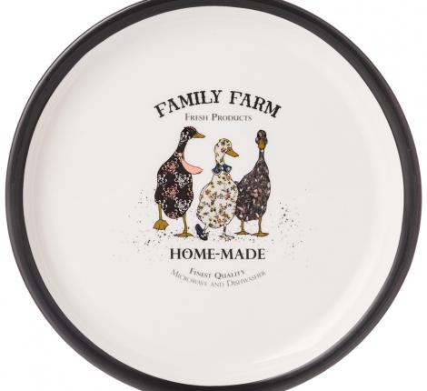 Тарелка закусочная &quot;FAMILY FARM&quot;, диаметр 22 см