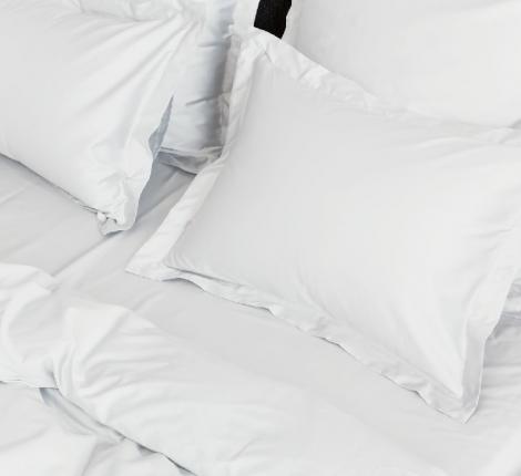 Постельное белье "ALPINE WHITE ALLURE GRASS" 4718070 Мако-Сатин, Евро