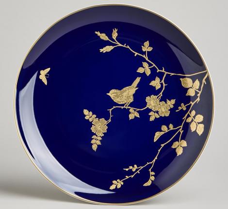 Набор закусочных тарелок 2 шт. "GOLDEN BIRDS", диаметр 22 см