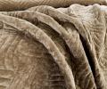 Покрывало "Sofi de Marko" Деварта (бежевый) Бархат, 240x260