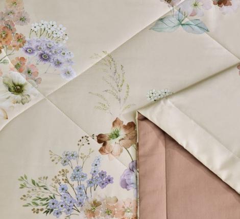 Постельное белье с одеялом "Asabella" 2148-2OSP Мако-Сатин, Семейный