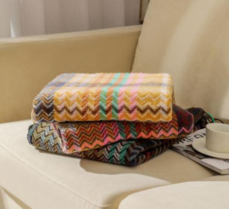 Плед вязаный PA-19, 130х170