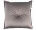 Подушка декоративная "Sofi de Marko" Вивиан (серая) Велюр, 45х45