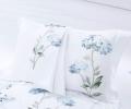 Постельное белье с вышивкой "Asabella" 2258-6 Мако-Сатин, Евро