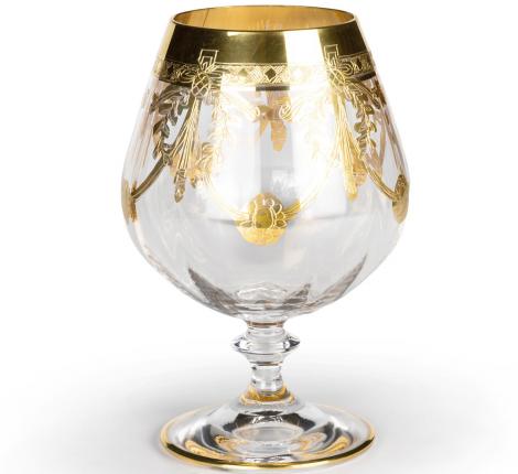 Набор бокалов для виски 6 штук "CRE ART" стекло, высота 14 см