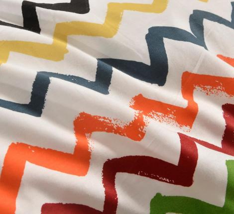 Постельное белье детское "Sofi de Marko" Зигзаги Сатин, 1,5 спальный