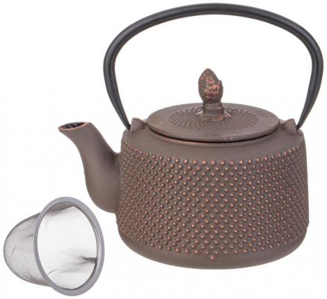 Заварочный чайник чугунный "Lefard" 734-093 с эмалированным покрытием внутри, 850 мл