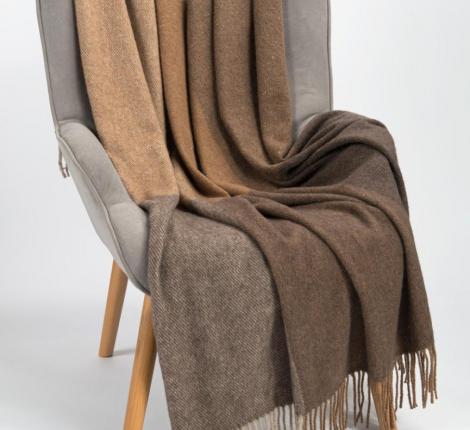 Плед шерсть мериноса Valtery PS-43 (100% шерсть), 150x200