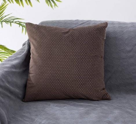 Наволочка декоративная "Sofi de Marko" Мулен Руж (темн.шоколад) Велюр, 45х45 