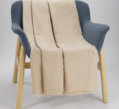 Плед Berezina 200х220, бежевый