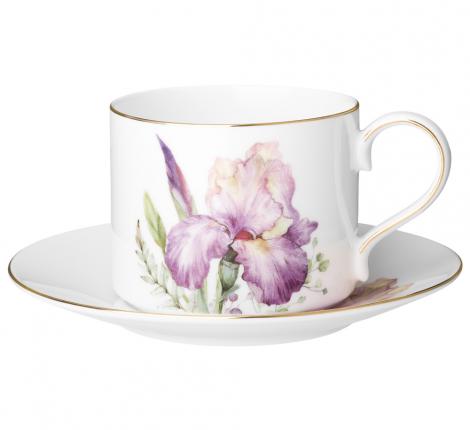 Чайный набор "IRISES" 590-613 на 2 персоны, 4 предмета (300 мл)