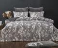 Постельное белье с одеялом "Kazanov.A." Ливви (графит капучино) Велюр/Egypt Cotton, Евро