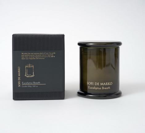 Ароматическая свеча "Sofi de Marko" Eucaliptus Breath, 250 грамм