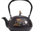 Заварочный чайник чугунный "Lefard" 734-1008 с эмалированным покрытием внутри, 1200 мл