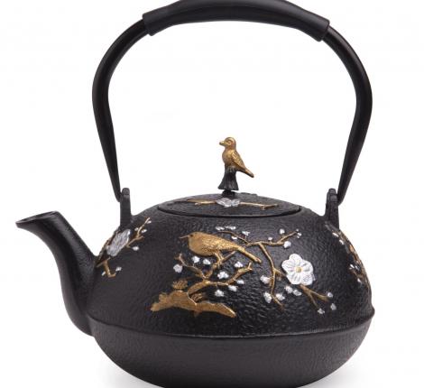 Заварочный чайник чугунный "Lefard" 734-1008 с эмалированным покрытием внутри, 1200 мл