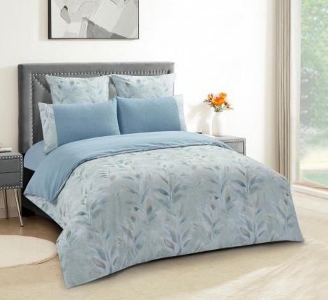 Постельное бельё "KARTEKS" жаккардовый сатин АКВАРЕЛЬ CVP 09, 2 спальный