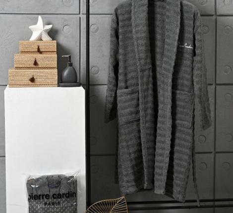 Халат мужской "PIERRE CARDIN HOME" серый, L/XL