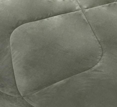 Постельное белье с одеялом "Sofi de Marko" Энрике (хаки) Велюр, 1,5 спальный