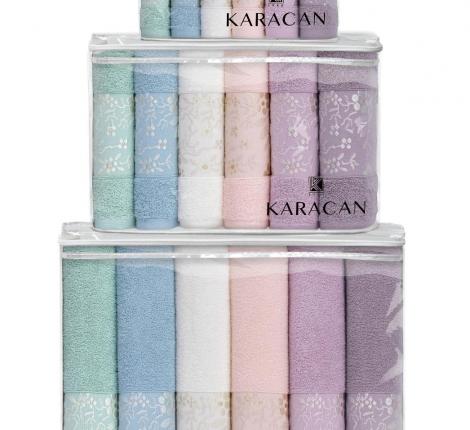 Набор махровых полотенец  KARACAN "Afrodita", 50х85-6 шт.