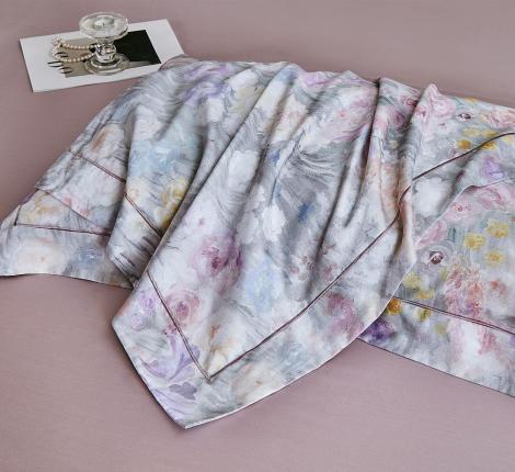 Постельное белье "Asabella" 2298-4S Фланель, 1,5 спальный