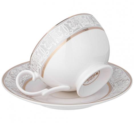 Чайный набор "СВАДЕБНЫЙ"  на 2 персоны, 4 предмета (300 мл)