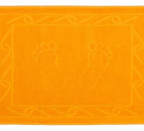 Махровое полотенце для ног 50x70 Hobby &quot;HAYAL&quot; тёмно-желтый