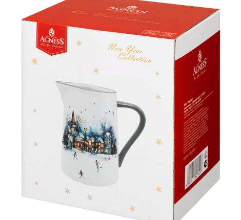 Кувшин "С НОВЫМ ГОДОМ!", 18,5*12,5*17,5 см